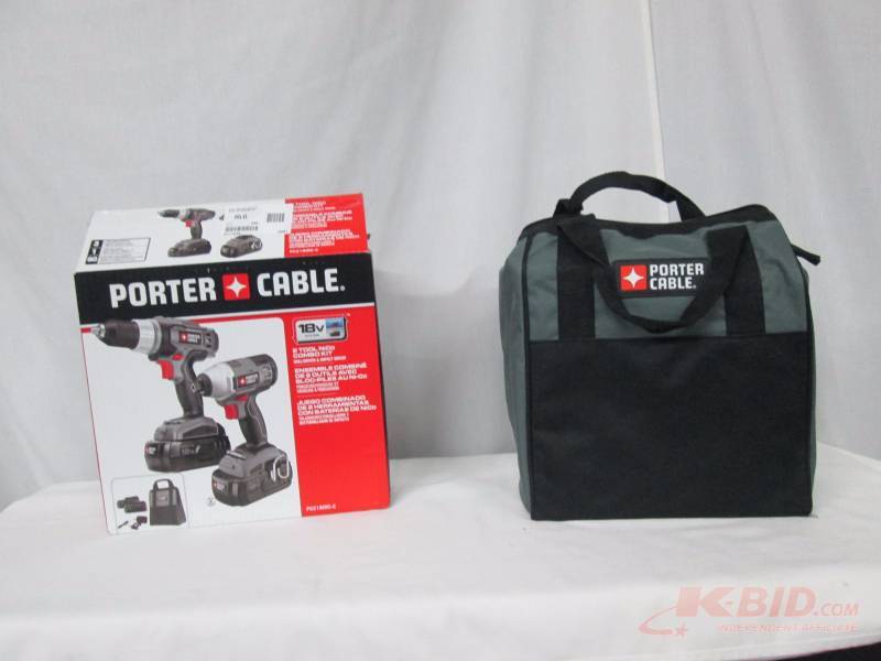Porter Cable 18V Drill and Impact Wrench