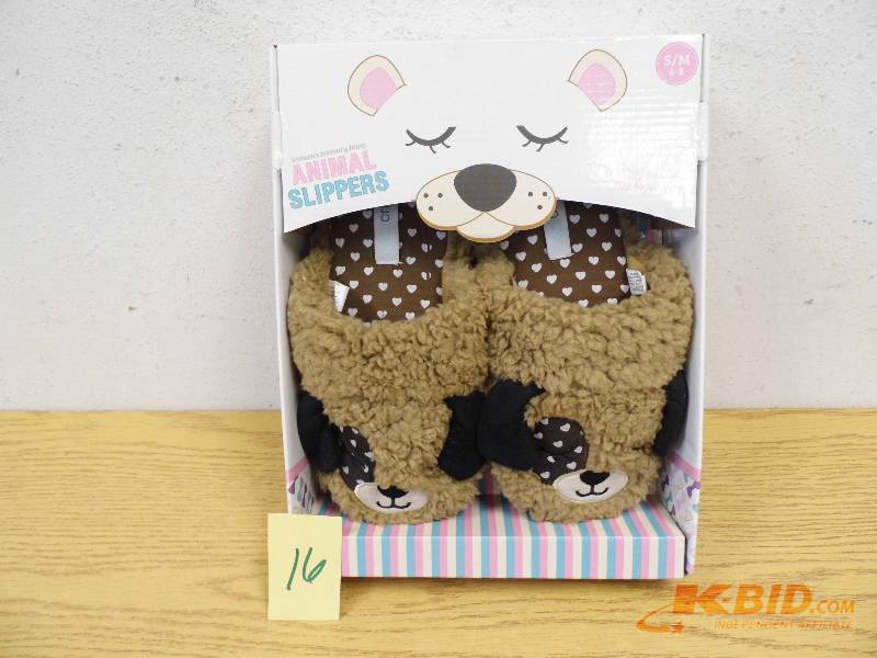 lot 16 image: New Animal Slippers