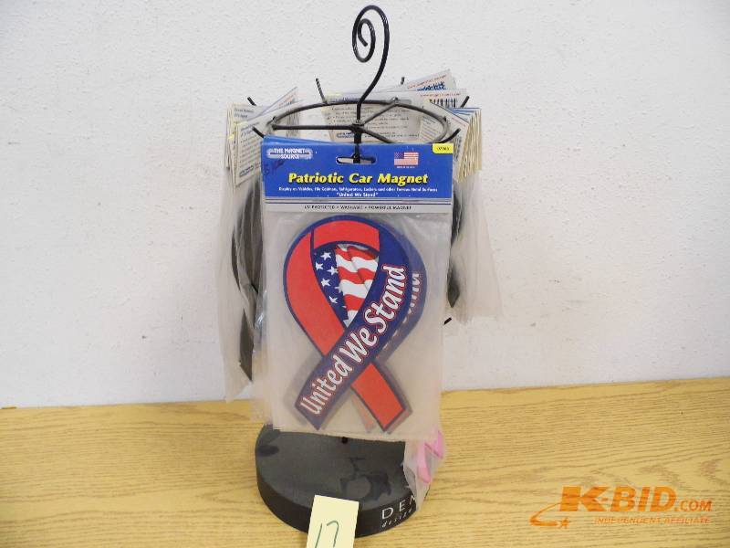 lot 17 image: Assorted New Car Magnets wDisplay