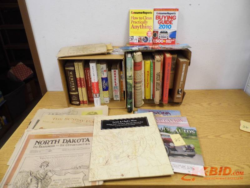 lot 25 image: Books, Maps, Newspapers
