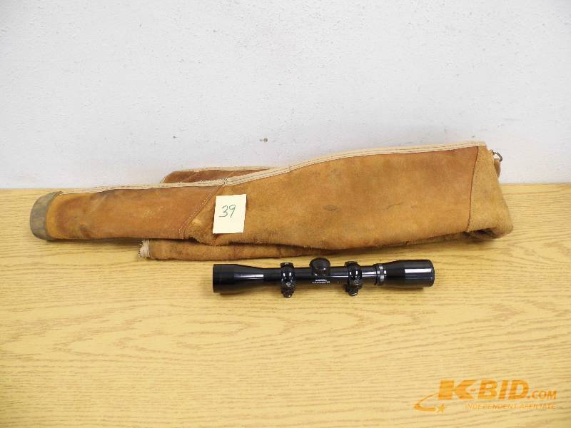 lot 39 image: Leather Gun Case wScope