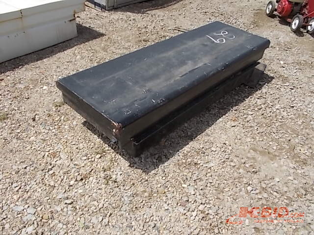 lot 29 image: Steel Saddle Toolbox, Fits Mid Size...