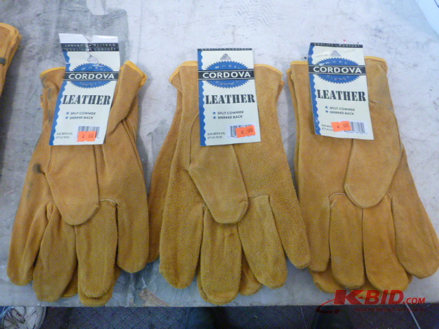 3 Pairs of Cordova Leather Gloves