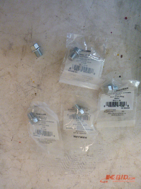 5 Hillman Metric Auto Oil Pan Drain Plugs