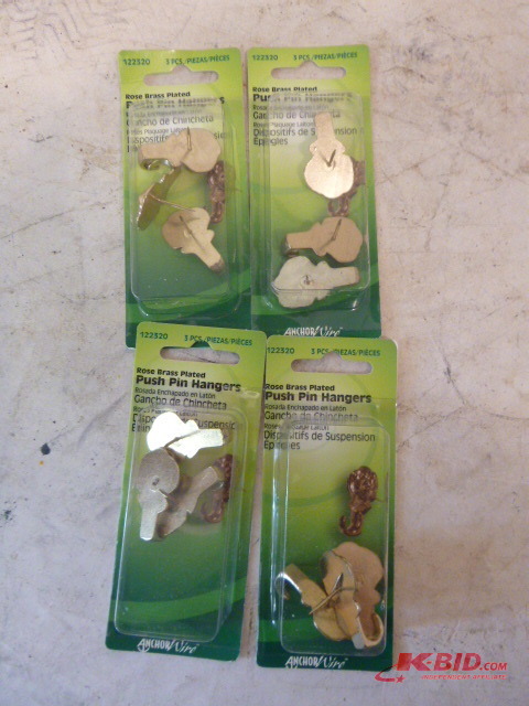 4 Packs of Push Pin Hangers