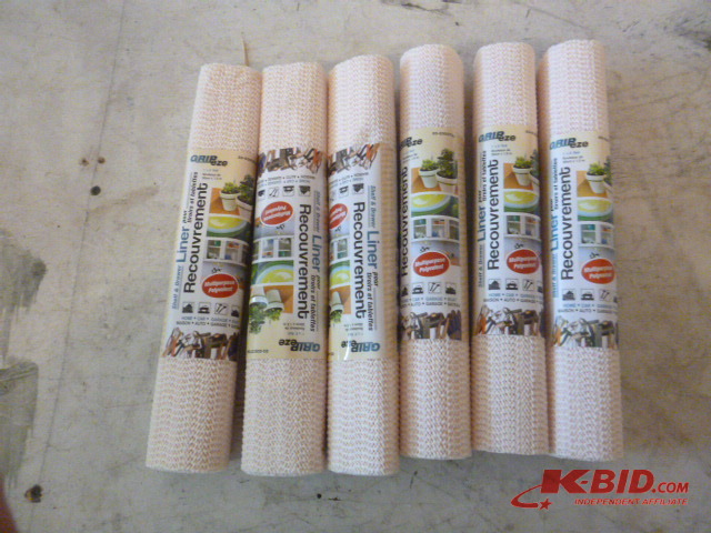 6 Rolls of Grip-Eze Shelf and Drawer Liners