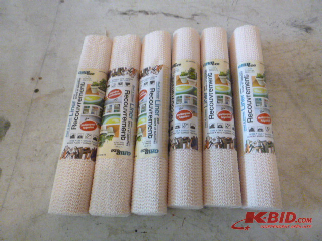 6 Rolls of Grip-Eze Shelf and Drawer Liners