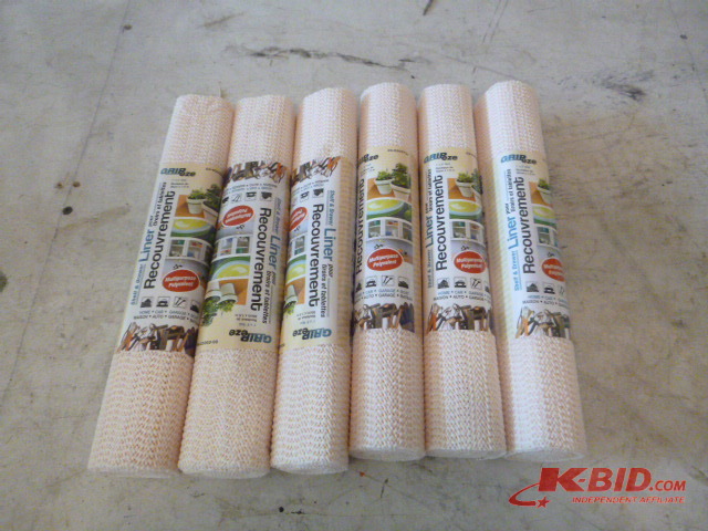 6 Rolls of Grip-Eze Shelf and Drawer Liners