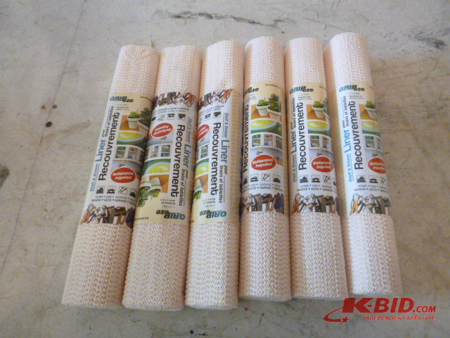 6 Rolls of Grip-Eze Shelf and Drawer Liners