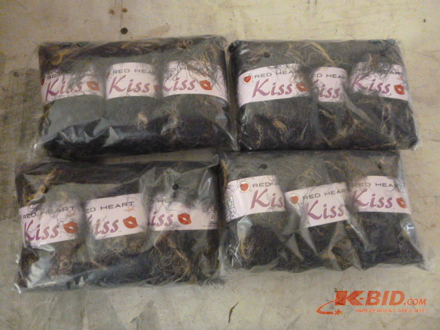 4 Packs of Red Heart Kiss Yarn