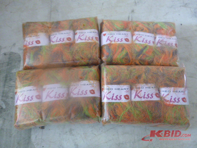4 Packs of Red Heart Kiss Yarn