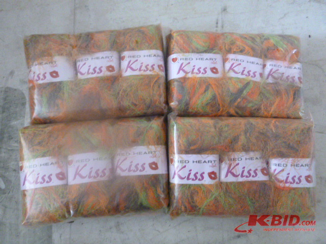 4 Packs of Red Heart Kiss Yarn