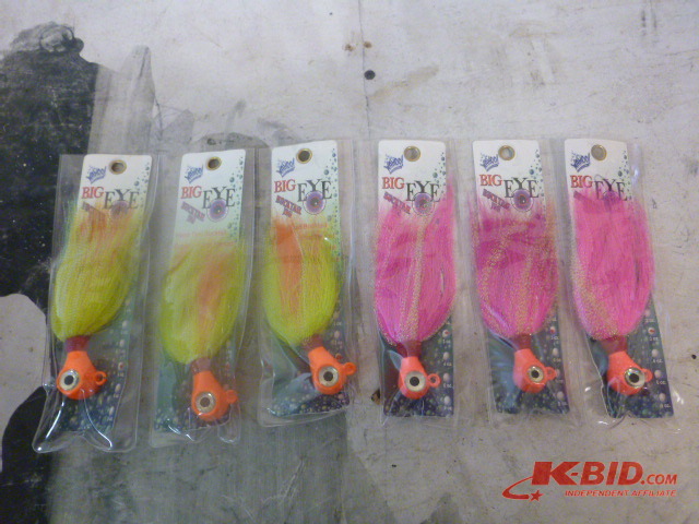 6 Wahoo Big Eye Bucktails
