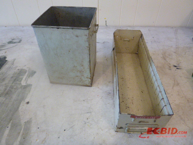 Vintage Storage Bin with Drawer