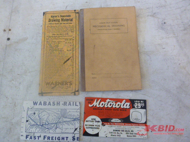 1938 Junior High School Mechanical Drawing Books