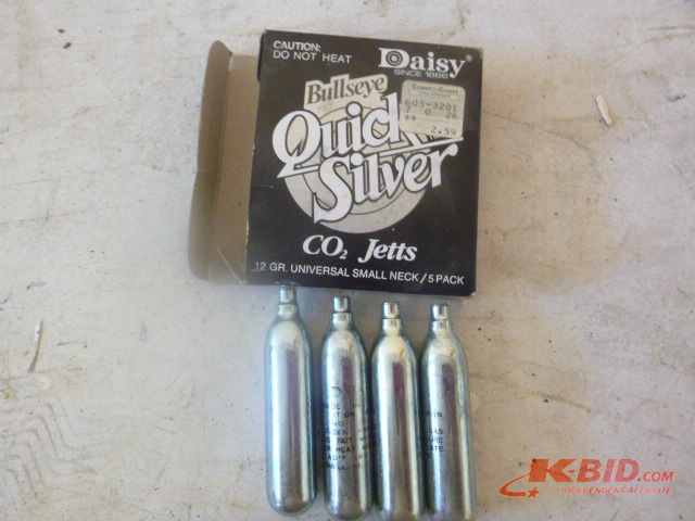 4 Daisy Bullseye Quick Silver CO2 Jetts