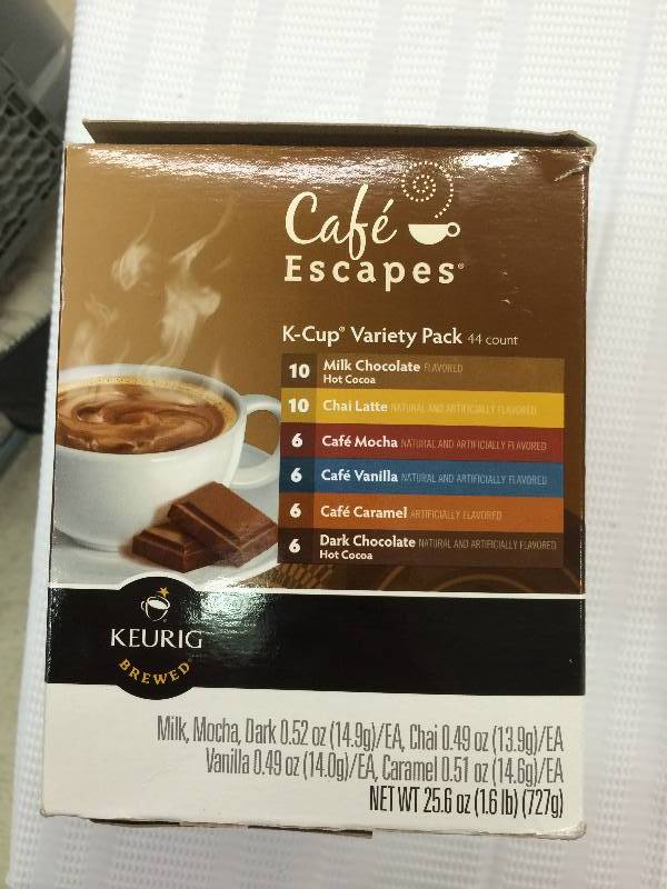 lot 41 image: 44 pack of keurig cafe escapes variety pack