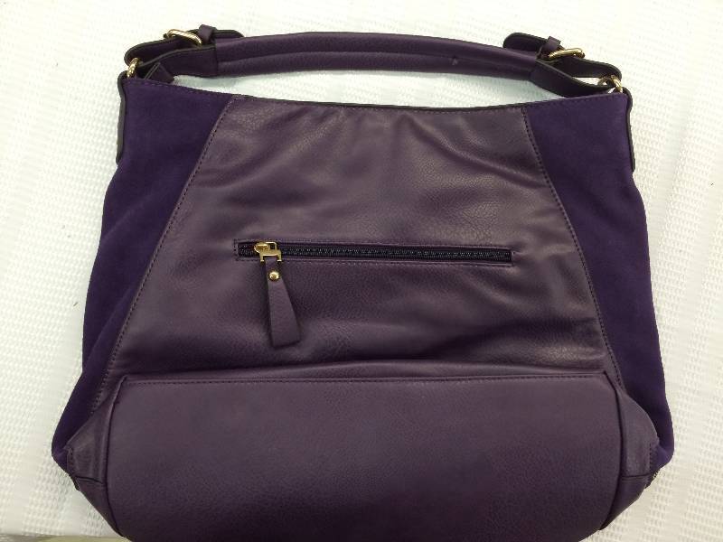 lot 68 image: nappa sueded purse  retail $89
