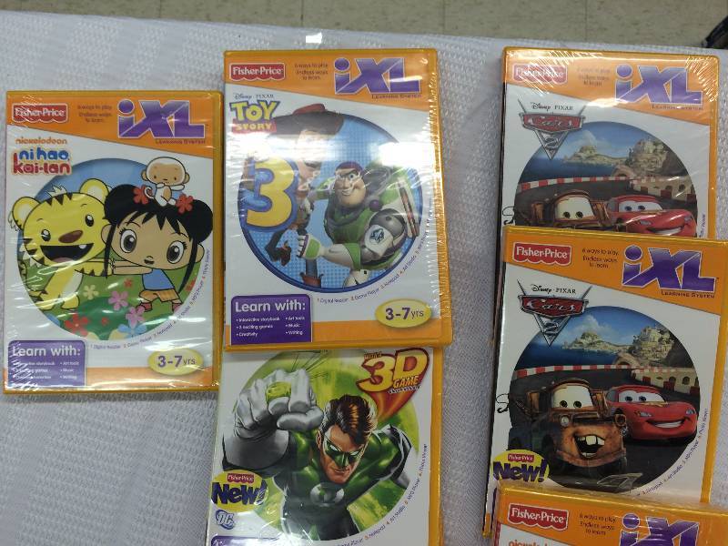 lot 75 image: Brand new  fisher price ixl games  all shown included