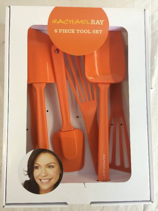 lot 101 image: Rachael Ray 51551 Orange 6Piece Set Tools and Gadgets