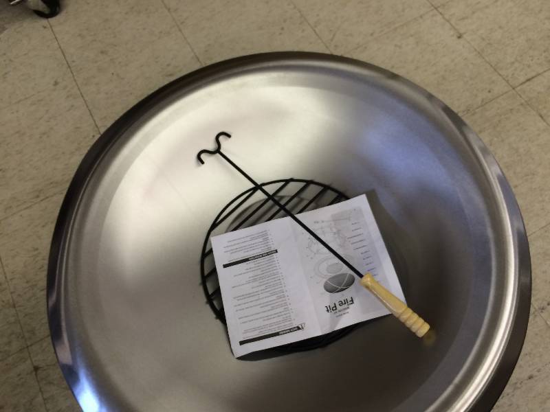 lot 113 image: metal fire pit
