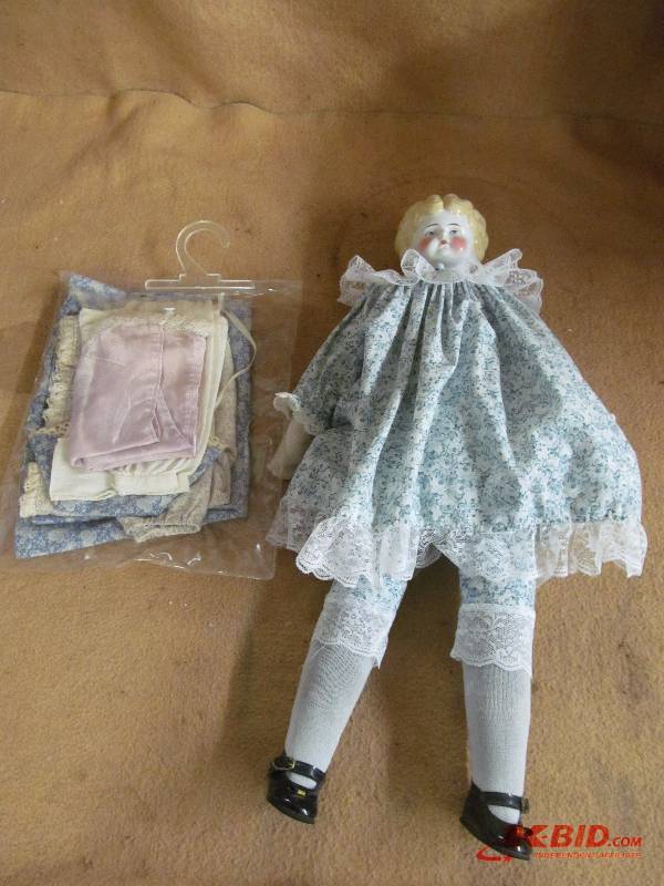 Glass Porcelain Doll