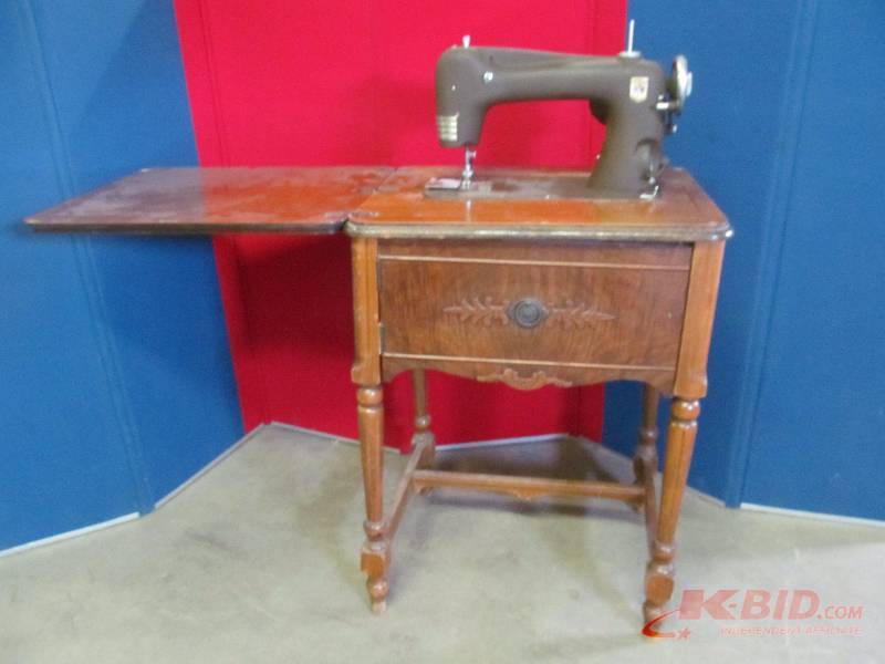 Vintage Sewing Machine Cabinet