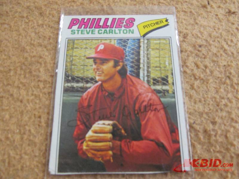 lot 30 image: Baseball Card