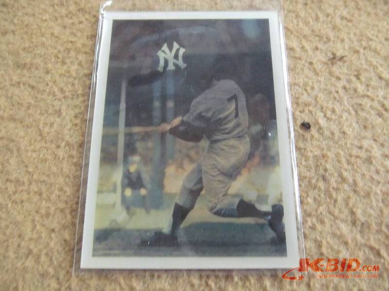 lot 42 image: Baseball Card
