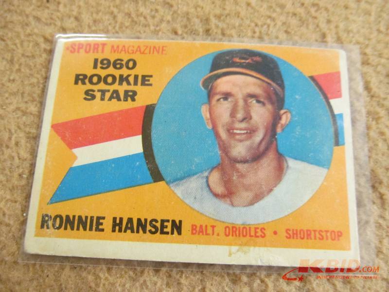 lot 53 image: Baseball Card