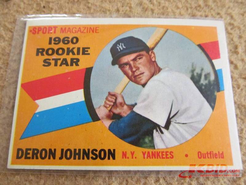 lot 54 image: Baseball Card