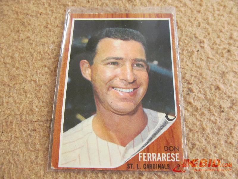 lot 57 image: Baseball Card