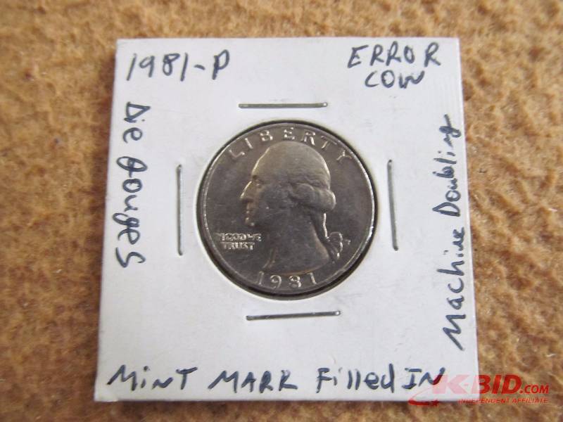 lot 172 image: US Coins, Mint Errors