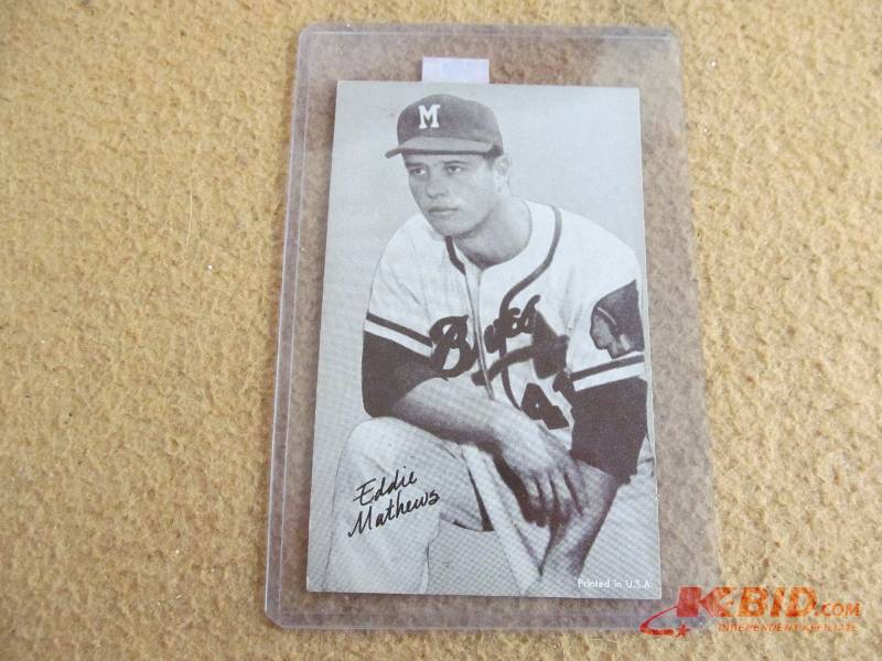lot 195 image: Baseball Card