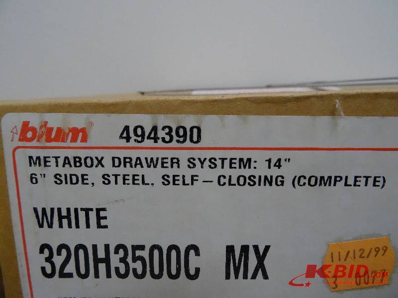 6 side metal drawer slides.