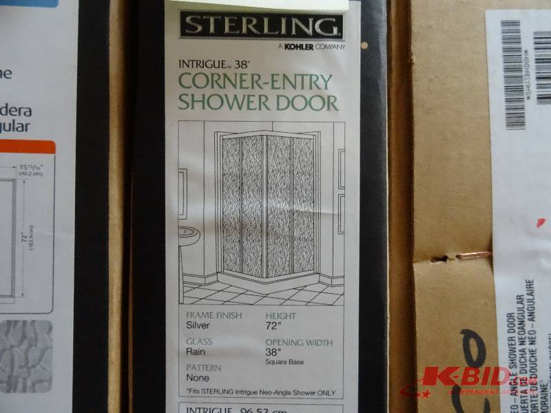 Sterling 38 corner enter shower door