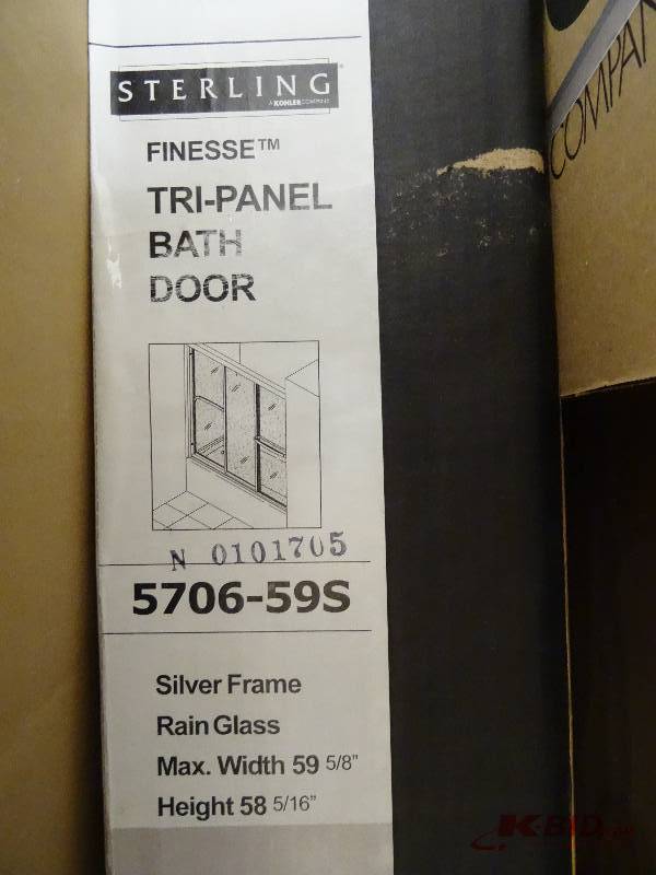 Sterling tri panel bath tub door