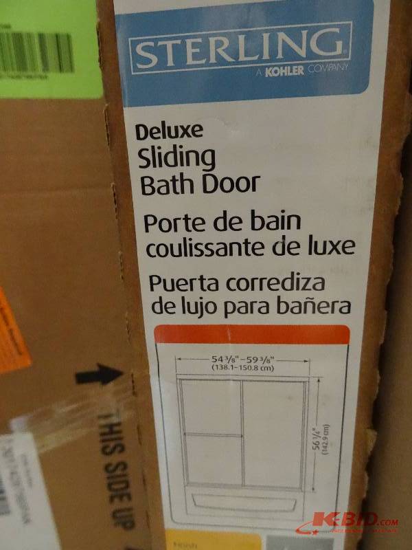 Sterling sliding tub door.