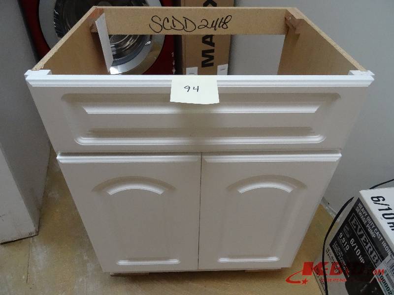 Vanity cabinet. 24 x 19 x 30. White