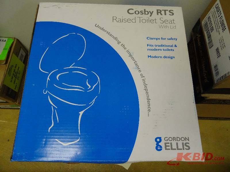 Cosby RTS raised toilet seat.