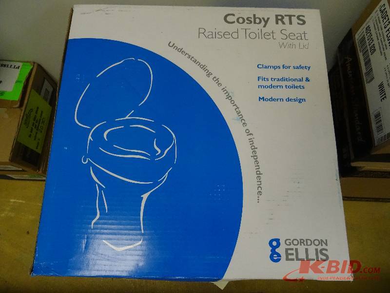 Cosby RTS raised toilet seat.