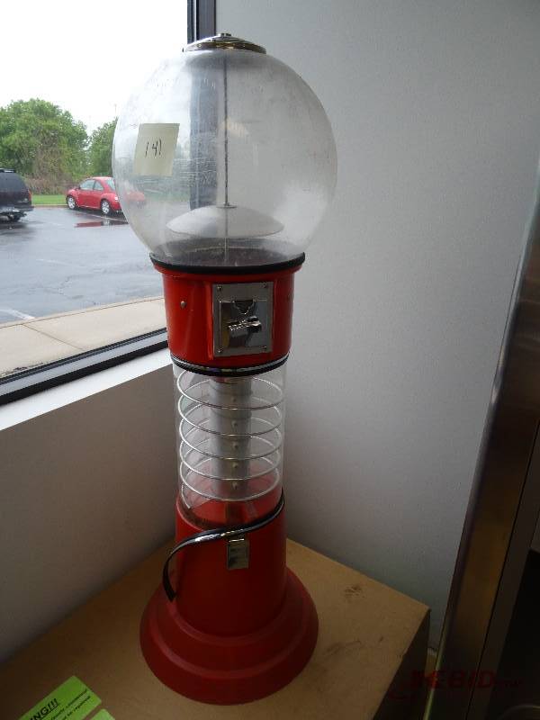 Spiral gumball machine.