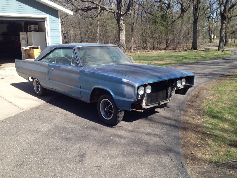 lot 1 image: 1966 Dodge Coronet 500 2 Dr.