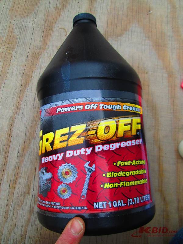 Grez Off shop degreaser, gallon bot...