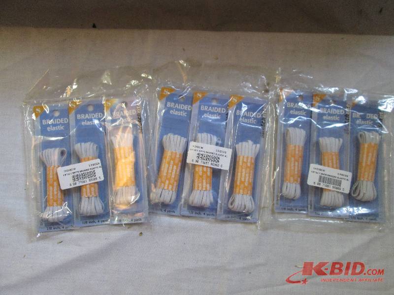 Lot of braided elastic for sewing o...