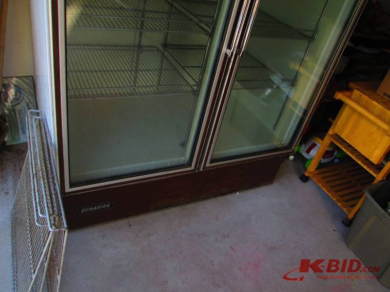 Commercial Grade Double Glass Door display Cooler