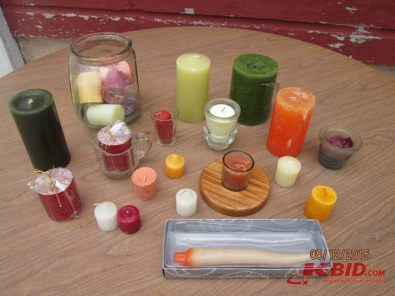 Nice lot of new candles and candle ...