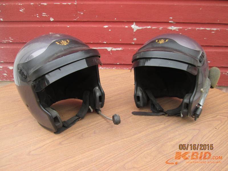 Pair of Honda Goldwing helmets. Dar...