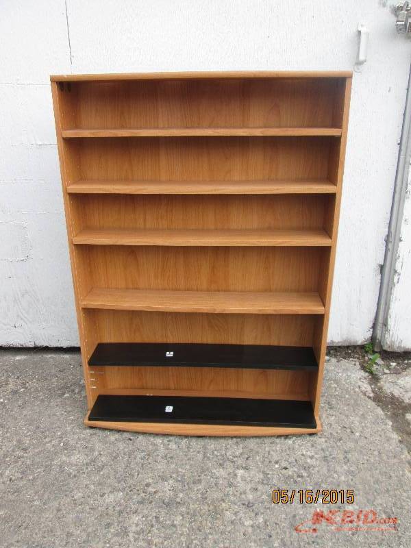 Small Book or DVD shelf. Measures 4...