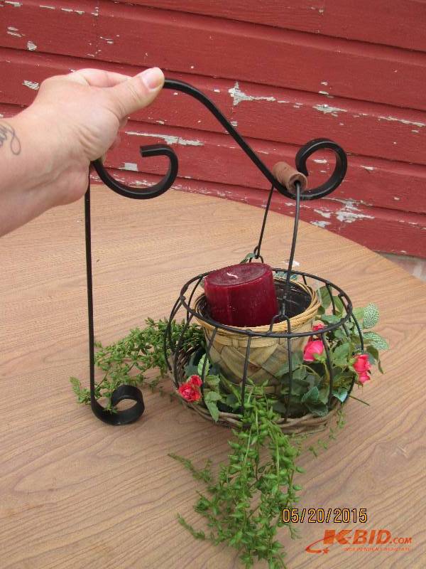Nice small hanging basket arrangeme...